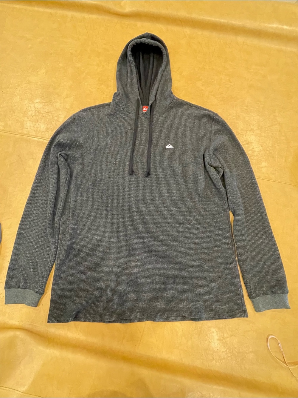 Quiksilver Charcoal Gray Hooded Long-Sleeve Pullover